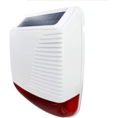 Tecpeak alarmni sustav s GSM / WLAN, postavljen s vanjskom sirenom