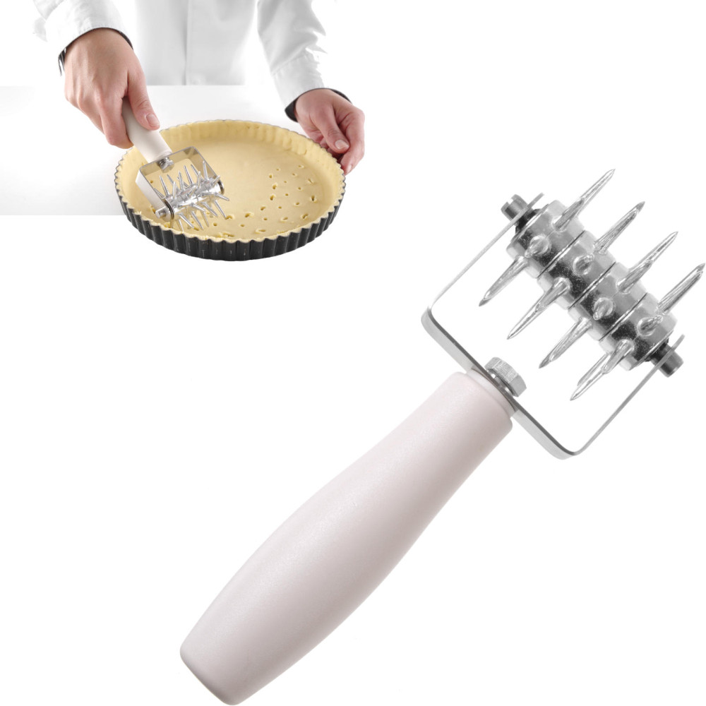 Rouleau perforateur pour piquer la pâte Profi Line STAL 80x210mm - HENDI 515136