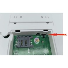 Tecpeak alarmni sustav s GSM / WLAN, postavljen s vanjskom sirenom