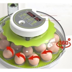 Automatisk detodda inkubator, 18 egg, 39,2 x 32,7 x 18,2 cm