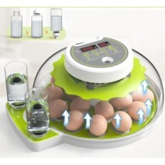 Incubadora automática DeTodda, 18 huevos, 39.2 x 32.7 x 18.2 cm