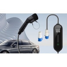 Cabo de carregamento do carro AXOTEN, tipo 2, 32A, 7 kW, 5m cabo EV para carros elétricos de carregamento