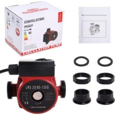 Poweka LRS 25 / 60-130, 50 l / min Cirkulationspumpe, til varmt vand, udstilling opvarmning