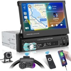 Inefala auto radio, 45 W, Bluetooth, FM oštećen