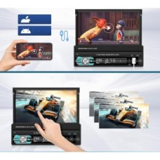 Radio de voiture Infala, 45 W, Bluetooth, FM endommagé