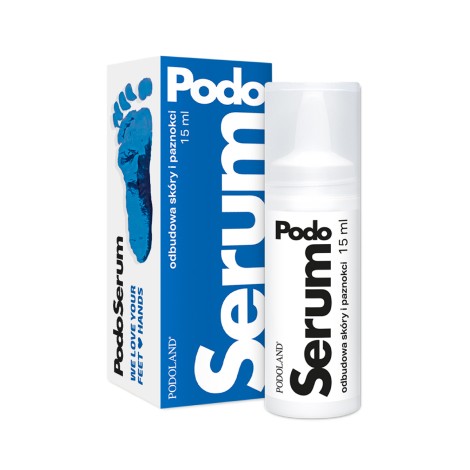 Serum Podoland PodoSerum para restauración de piel y uñas 15ml — vista frontal