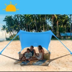 Beach Awning BuyThem, UPF 50, 200x300x280cm, brugt