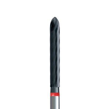 Cortador podológico Podoland Finir em carboneto de tungsténio com revestimento DLC — close-up da lâmina