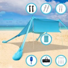 Beach Stan FBSPORT UPF50 + S SAND SpaTula Sklopný Slnečný stan pre deti