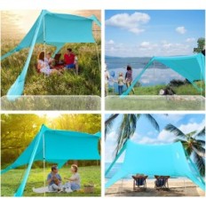 Strand tent fbsport UPF50 + met Zand spatel opvouwbare zontent voor kinderen