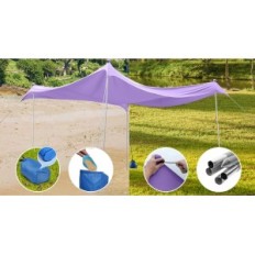 Tienda de playa Jaicom 3m x 3m UPF 50+ PABLIÓN PORTAL PORTE DE PROTEZA CONTRA EL SOL Y EL VIENTO