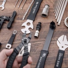 Zestaw naprawczy do roweru CXWXC CX-758 32 szt. w etui z łatkami kluczami łyżkami i akcesoriami rowerowymi