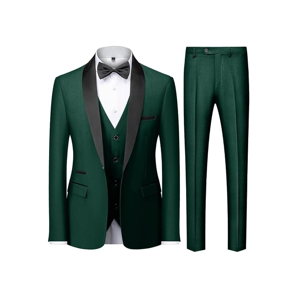 Puku uros Kudmol, vihreä, blazer, liivi, housut, xl