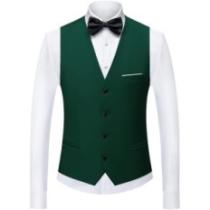 Κοστούμι αρσενικό kudmol, πράσινο, blazer, γιλέκο, παντελόνι, xl