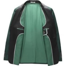 Suit Mees Kudmol, roheline, bleiser, vest, püksid, XL