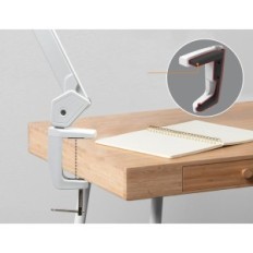 LED Bemelux-pöydän lamppu, 24 W, 2000 lumens, 22 tuumaa, valkoinen