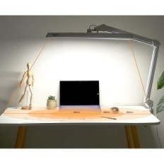 LED Bemelux Desk Lamp, 24 W, 2000 Lumens, 22 polegadas, Branco