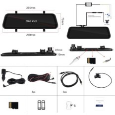 Wireless Rimoody's mirror with a reversing camera and Android Carplay