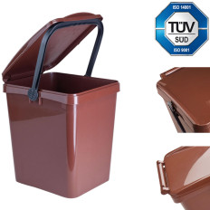 Basket container for sorting bio waste URBA 21L - brown waste