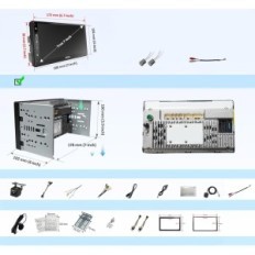 ATOTO A6G2B7PF Multimediální systém 7 "od Apple Carplay Double-Din