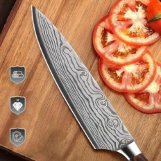 Sunnecko set of 5-element kitchen knives for cooking