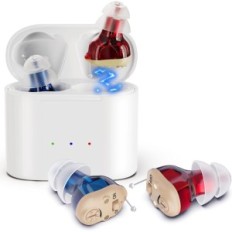 Aiuto acustico digitale Minica CIC con carico USB per anziani