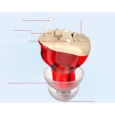 Digitális Mini hallókamera MEDca CIC USB töltéssel seniors