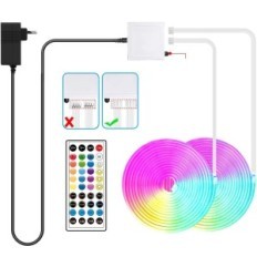 Neon se grassa LED RGB 30 m vrpce s kontrolom primjene, vodootporan IP65