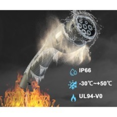 Isjeckan ev punjenje kabela tip 2, 11kW, 16a, 5 m, IP66, 3-faza iz kućišta