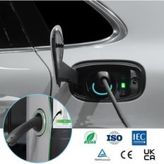 Shineled EV uzlādes kabeļa 2, 11kW, 16A, 5 m, IP66, 3-fāze no lietas