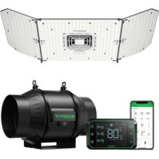 VivoSun Smart Grow Grow T6 Καλλιέργεια Σύστημα με ελαφρύ αέρα Aerolight SE 200W