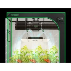 Vivosun Smart Grow T6 odlingssystem med en ljus Aerolight SE 200W lampa