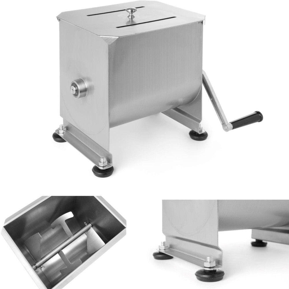 Hand mixer för fyllning av malet kött på kalla kött