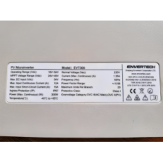 Microinwerter Envertech EVT300 para sistemas solares na varanda