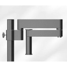 Exhibition tripod under Garoso Crown 30x18x14cm microscope. Handle for precise observation