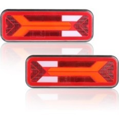 AOHEWEI Rear LED LED 12/24 V lights for trailers and trucks