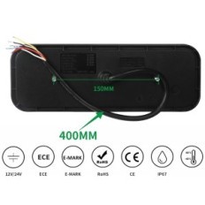 AOHEWEI LED traseiro levou 12/24 v luzes para reboques e caminhões