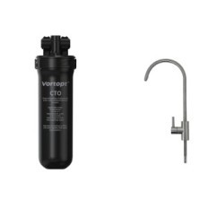 Sistema de filtragem de água do Vortopt Q8-C1, 19.000 galões, 2 filtros