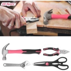 Hi-Spec Pink įrankio rinkinys 56 vnt. Namai ir DIY