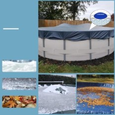 Pude til pool blæser Lubaked, Diameter 4 meter, -25 ° C, Brugt