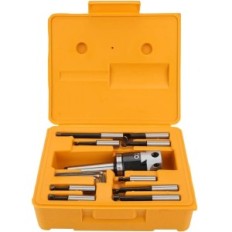 Set of YWBL-WH, 50 mm drilling heads, 12 mm drilling perch, used