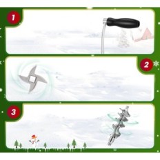 Manuál Huanyu Meat Príves, výstava z nerezovej ocele