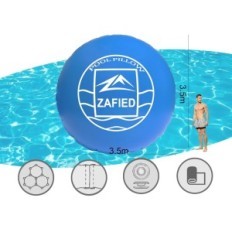 Cuscino per il ventilatore da piscina sgranocchiata, diametro 4 metri, -25 ° C, mostra