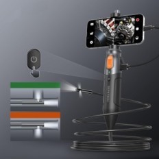 Tarkastuskamera 2 mp 6 + 2 LED ja kolme linssiä