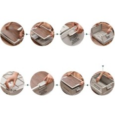 IGTOPS Sammenleggbart skap på campinghjul med billokk