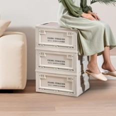 Igtops armoire pliable sur les roues de camping avec couvercle de voiture