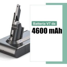 6000 mAh-akku Dyson V7 -korvausparisto pölynimurille