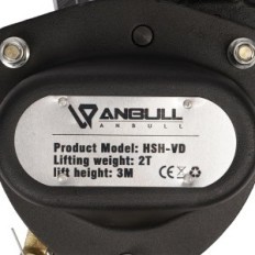 HSHSH-VD Cadena de Aubull HSH-VD 2000 kg, 3M, galvanizado, resistente a la óxida