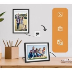 Digitaalinen valokuvakehys 10.1 Apveelveer 32 Gt WiFi 1280x800 HD IPS