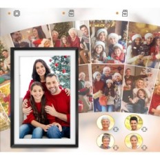 Digitální fotorámeček 10.1 Apvelveer 32 GB WiFi 1280x800 HD IPS